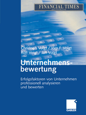cover image of Unternehmensbewertung